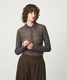 ＜6(ROKU)＞尼龍薄紗襯衫 26SS 日本製