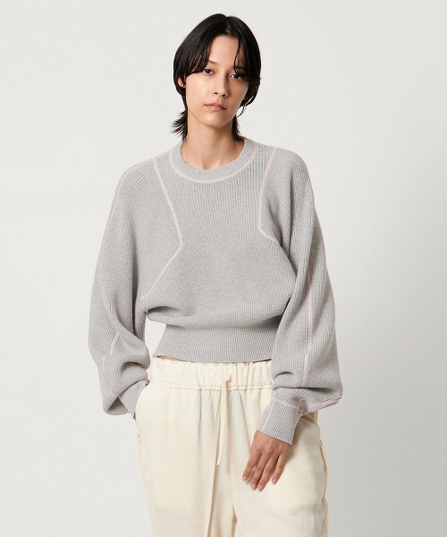 ＜AEWEN MATOPH＞畦編壓線針織衫