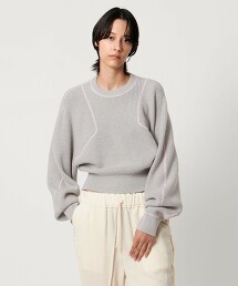 ＜AEWEN MATOPH＞畦編壓線針織衫