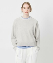 ＜AEWEN MATOPH＞平滑撞色針織