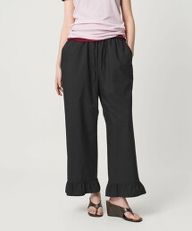 ＜AEWEN MATOPH＞荷葉邊短版長褲