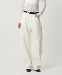 ＜AEWEN MATOPH＞牛仔弧形剪裁長褲 日本製