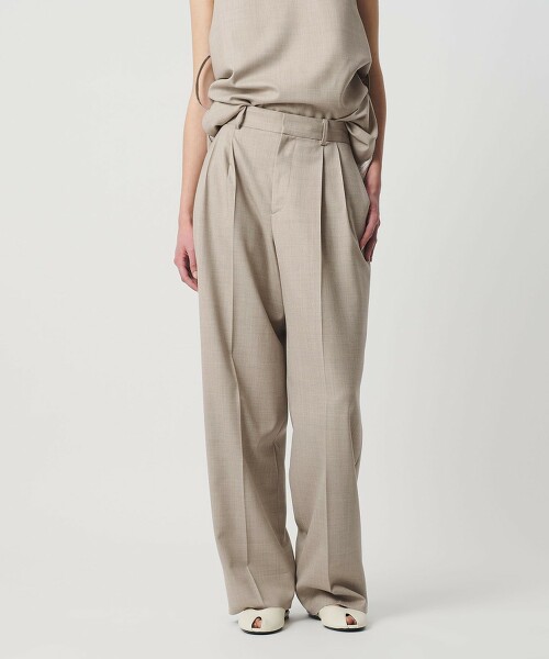 ＜AEWEN MATOPH＞雙打摺寬褲 日本製