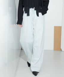 ＜AEWEN MATOPH＞打摺牛仔褲 日本製