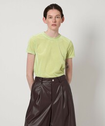 ＜AEWEN MATOPH＞透膚天鵝絨T恤 日本製