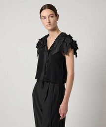 ＜AEWEN MATOPH＞領巾無袖針織衫