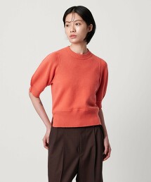 ＜AEWEN MATOPH＞羊毛×貂毛混紡5分袖針織