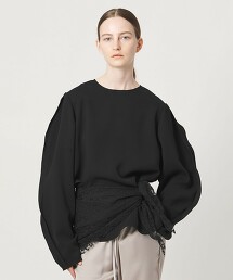 ＜AEWEN MATOPH＞蕾絲領巾罩衫