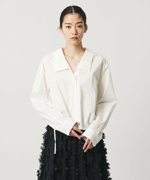 ＜AEWEN MATOPH＞側邊抽繩罩衫