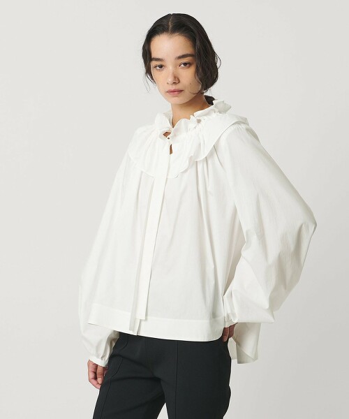 ＜AEWEN MATOPH＞抓皺綁結罩衫 日本製