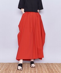 ＜AEWEN MATOPH＞T/C 高密度織 褶裙 日本製
