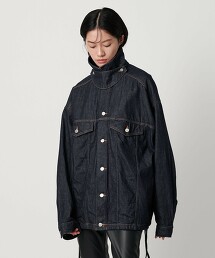 ＜AEWEN MATOPH＞牛仔抽繩短外套