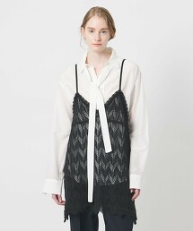 ＜AEWEN MATOPH＞針織蕾絲吊帶洋裝