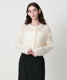 <AEWEN MATOPH>寬鬆編織2WAY開襟衫