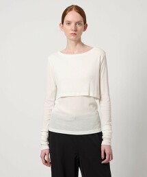 ＜Pheeta＞Hedy 透膚層次上衣/014C-CU5 日本製