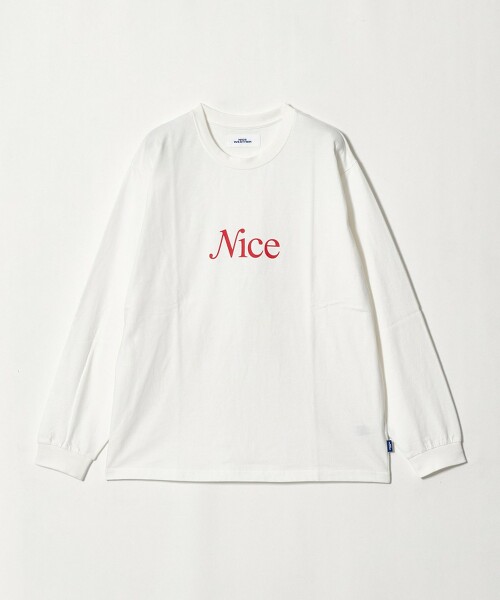 ＜NICE WEATHER＞NICE LOGO長袖T恤