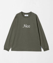 ＜NICE WEATHER＞NICE LOGO長袖T恤