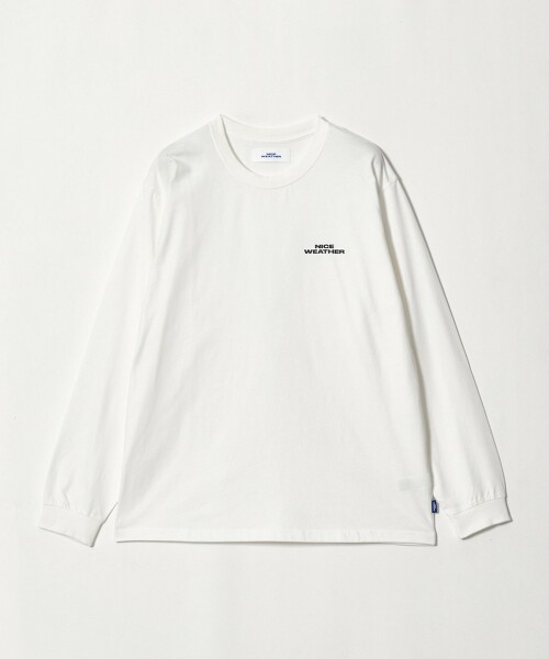 ＜NICE WEATHER＞LOGO長袖T恤