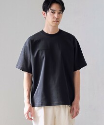 【RONEL】羅馬布胸前壓線T恤