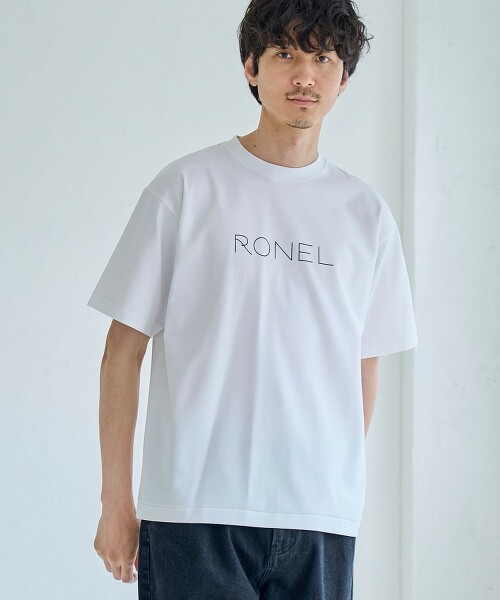 網路限定【RONEL】羅馬布LOGO印刷T恤