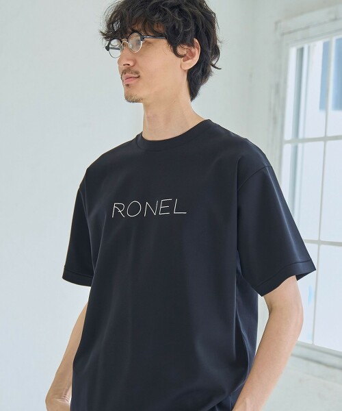 網路限定【RONEL】羅馬布LOGO印刷T恤