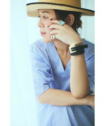 【RONEL】大草直子聯名 AMARC抓皺袖罩衫