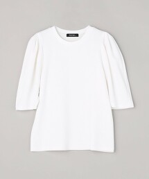 【RONEL】打褶袖針織上衣