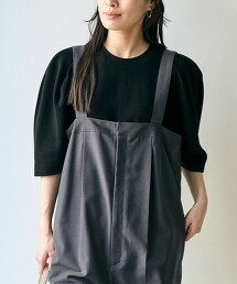 【RONEL】打褶袖針織上衣