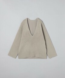 【RONEL】刷毛V領針織衫