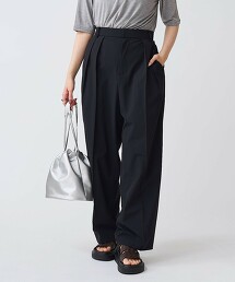 【RONEL】四季通用多機能直筒寬版打摺褲