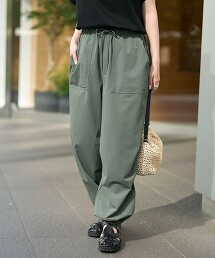 【RONEL】抗UV涼感束口褲