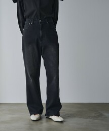 網路限定【RONEL】KAIHARA DENIM 寬版丹寧褲