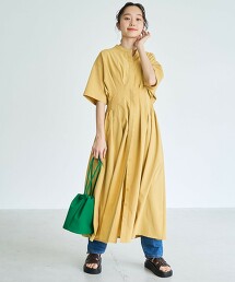 【RONEL】打摺縮褶傘狀洋裝