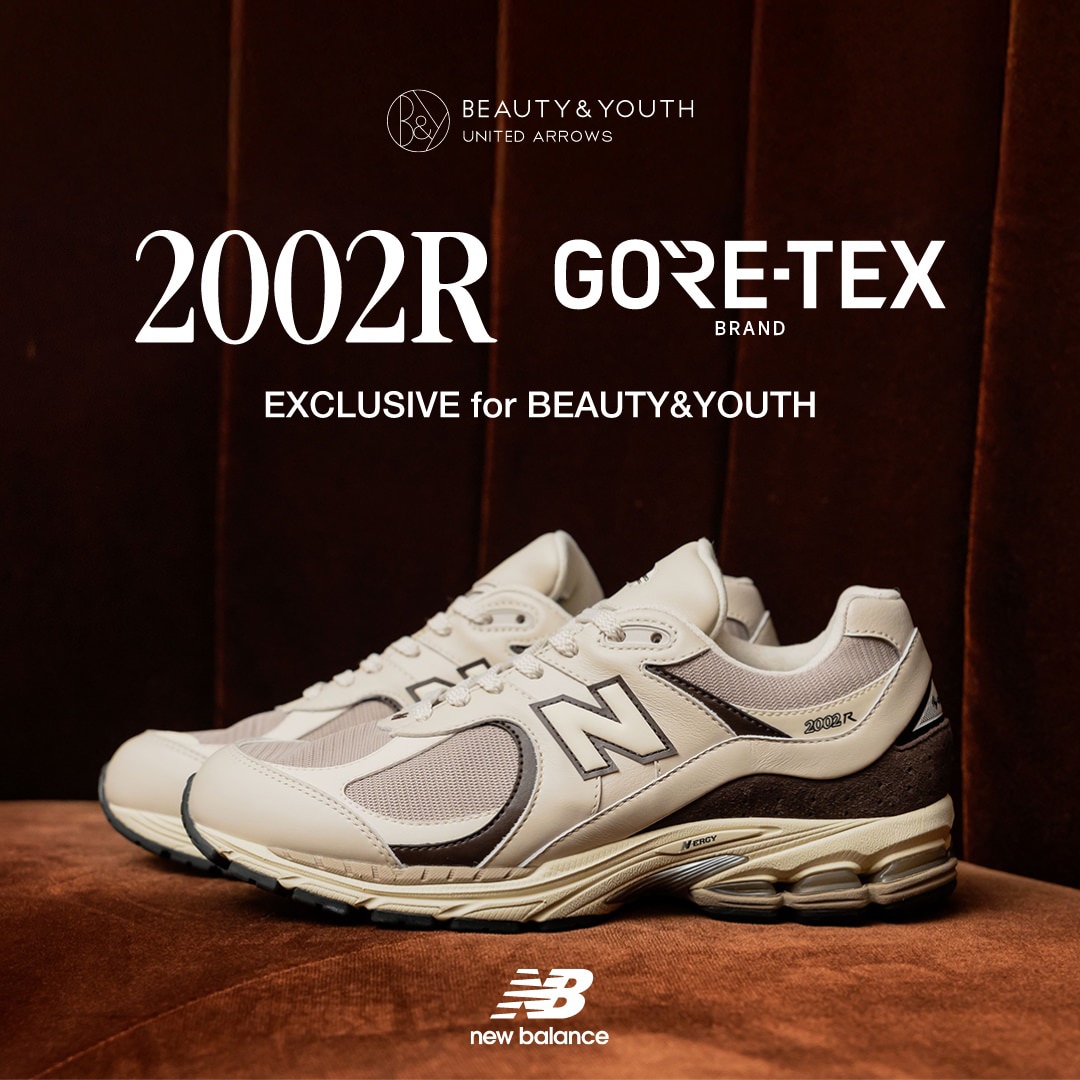 New Balance x BEAUTY&YOUTH M2002R GTX別注 12月13日官網先行預購