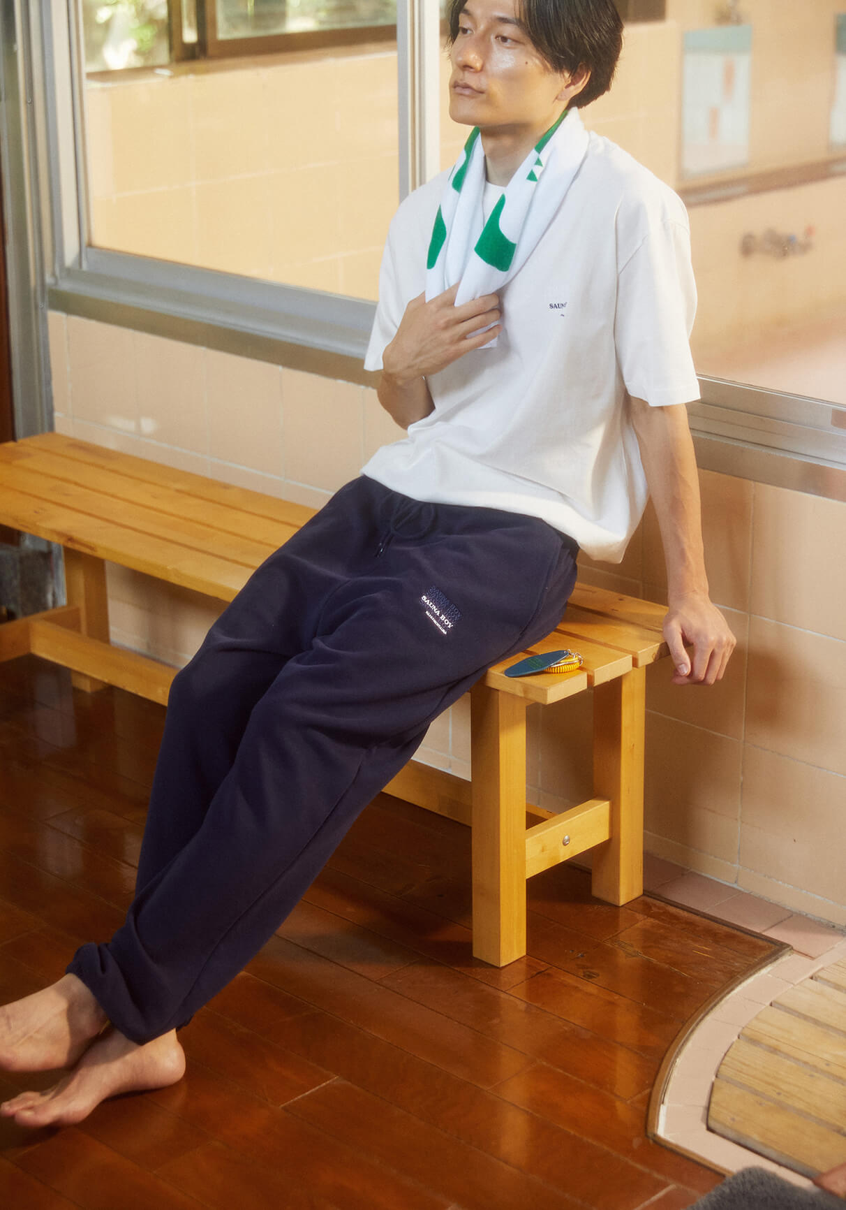 SAUNA BOY綠標穿搭 1