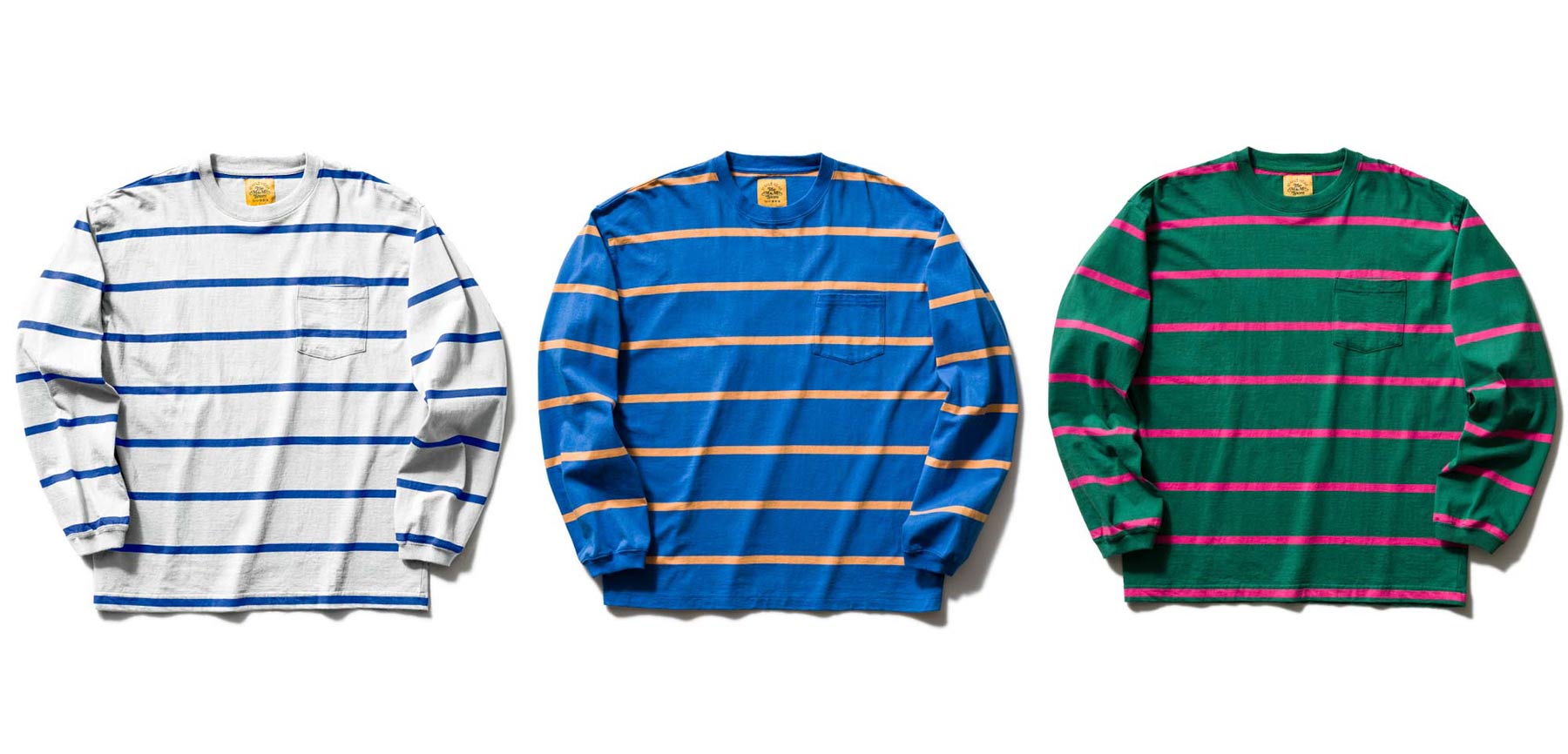 BORDER LONG T-SHIRT