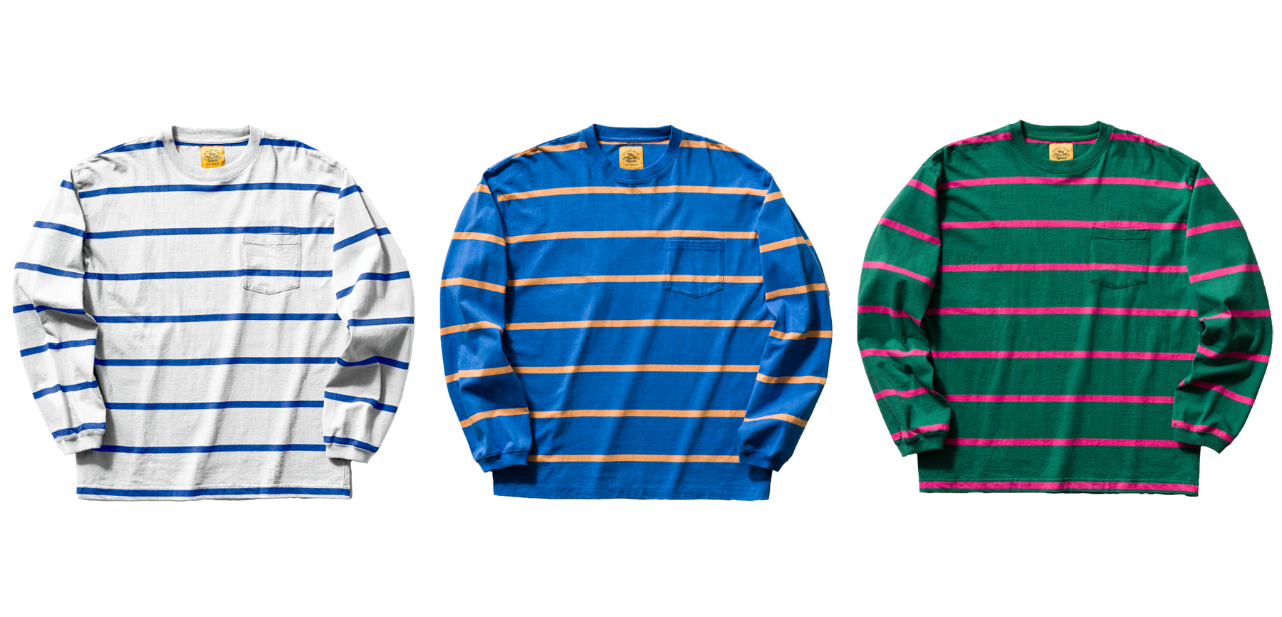 BORDER LONG T-SHIRT