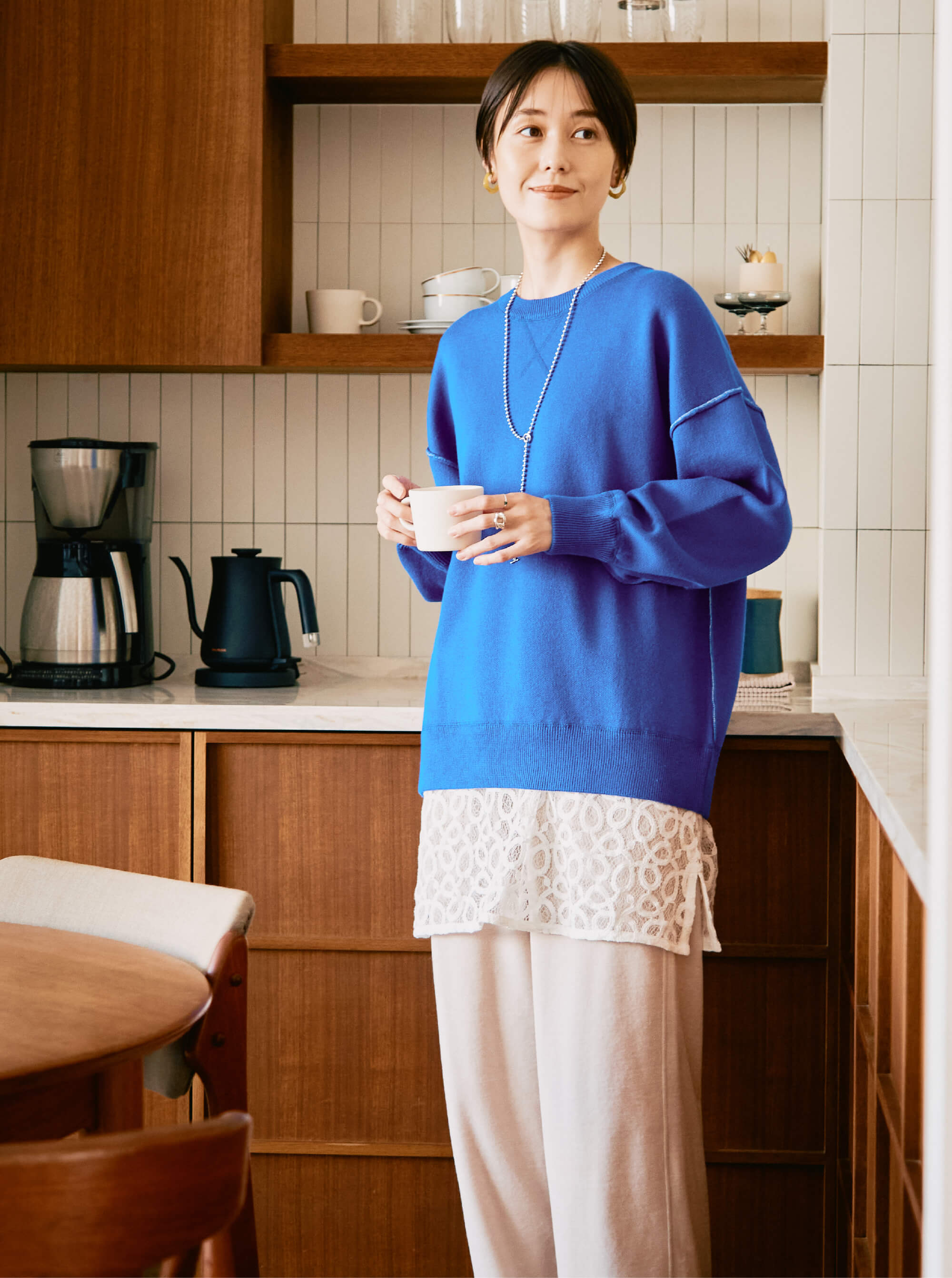 仿衛衣 2way針織