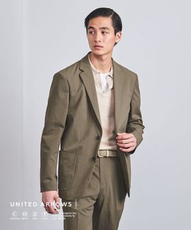UNITED ARROWS/緹花 2鈕釦西裝外套 COZY