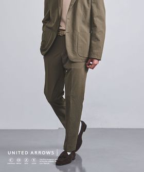 UNITED ARROWS/緹花 無打摺褲子 COZY