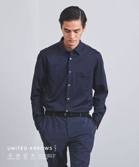 UNITED ARROWS/滑順 寬角領襯衫 COZY