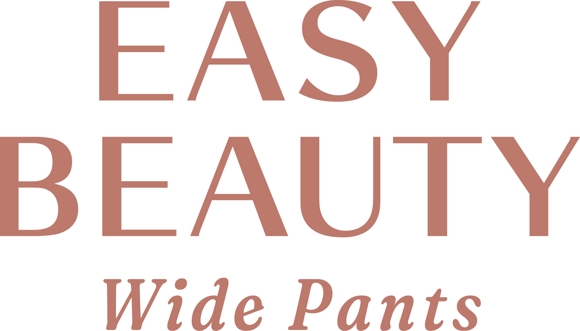 EASY BEAUTY Wide Pants